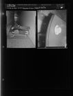 Valentine's Day pictures; Coffee and cigarette on table (4 Negatives) (February 14, 1958) [Sleeve 28, Folder b, Box 14]